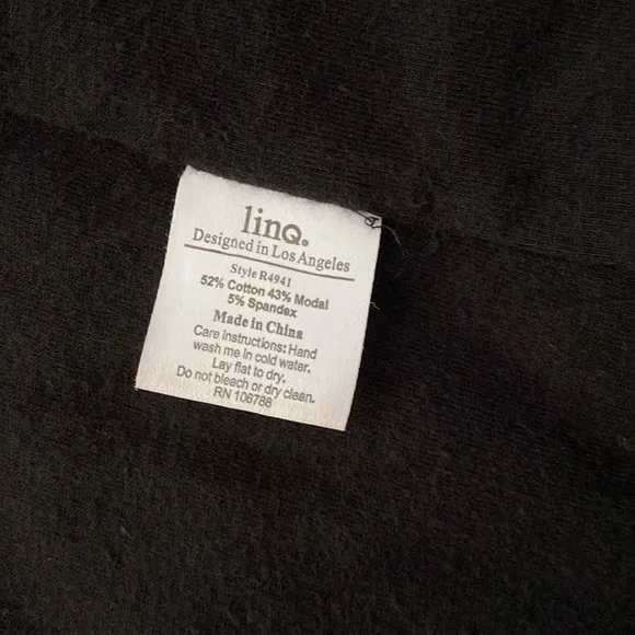 ❤️ Linq black soft cotton modal blazer