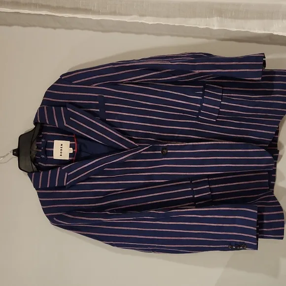 ⭕️ PRICE FIRM Boden Linen Blend Bloomsbury Interest Blazer Size 20-22