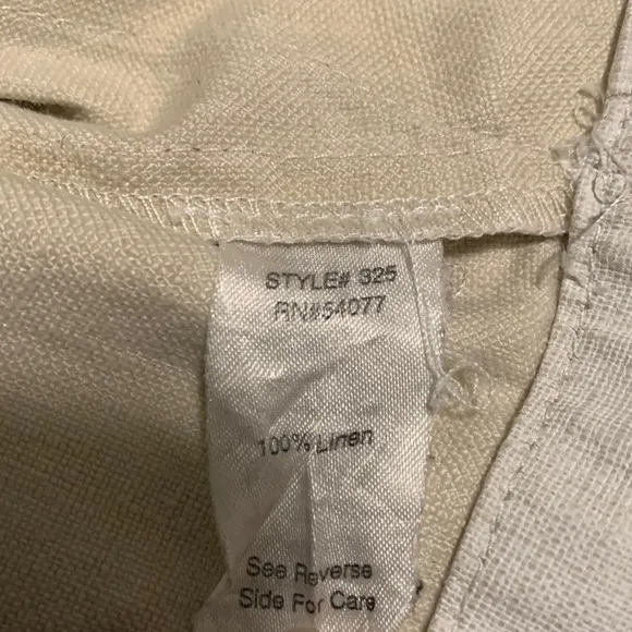 100% Linen Cabi Blazer, sz Small.