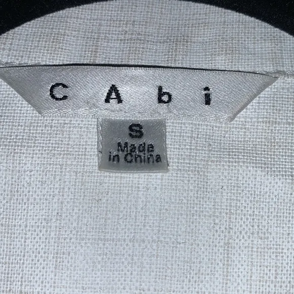 100% Linen Cabi Blazer, sz Small.