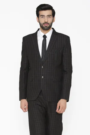 100% Pure Linen by Linen Club Black Blazer