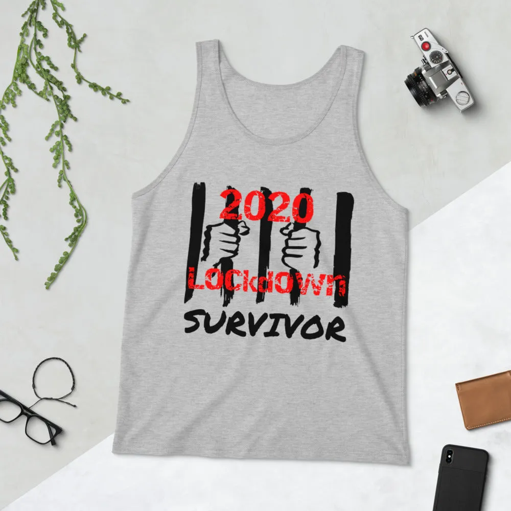 2020 Lockdown Survivor Unisex Tank Top