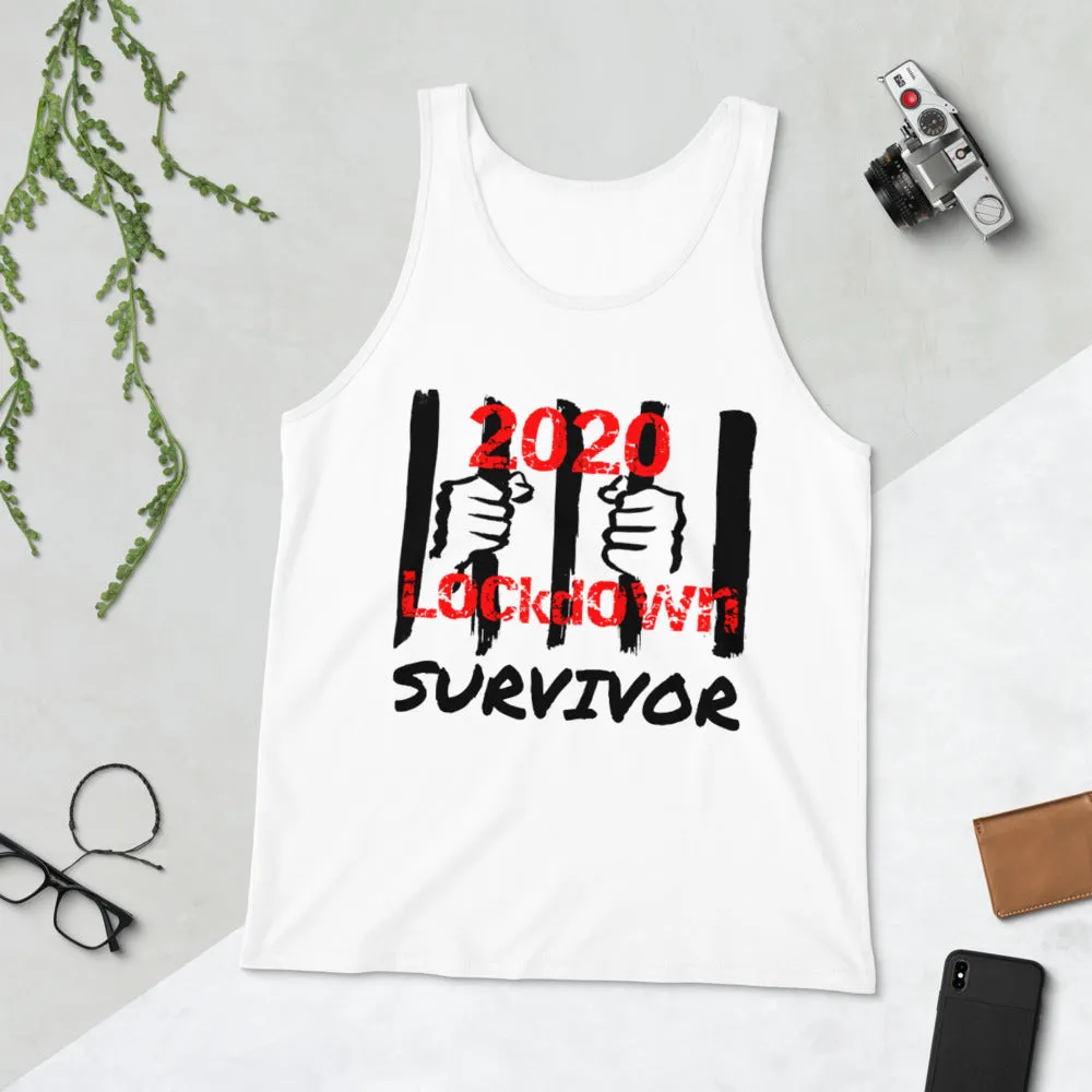 2020 Lockdown Survivor Unisex Tank Top