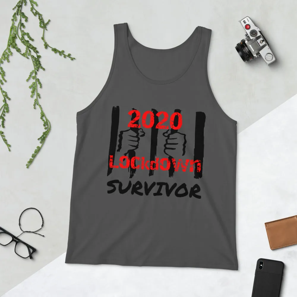 2020 Lockdown Survivor Unisex Tank Top