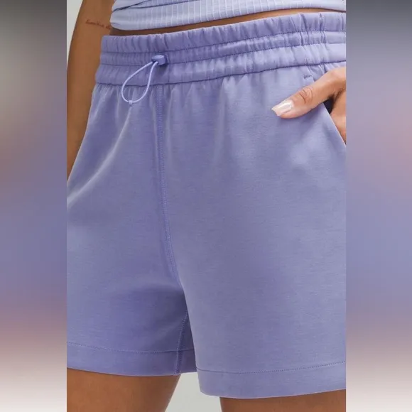 2024 Lululemon Softstreme High-Rise Short 4&quot;Dark Lavender