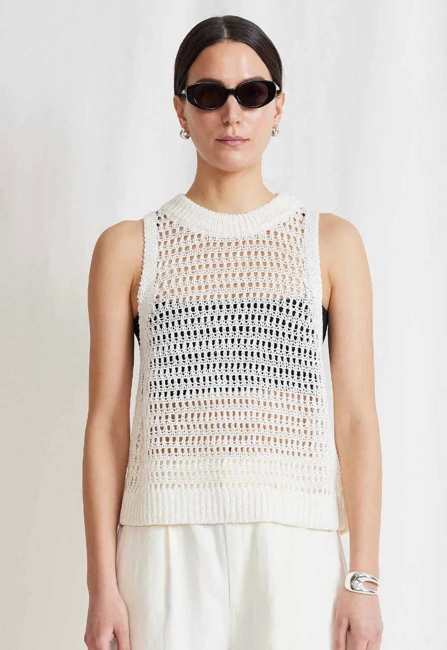 Abierta Knit Tank