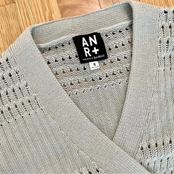Alp N Rock Mint Green Seylah Wrap Cotton Sweater Cardigan Size S