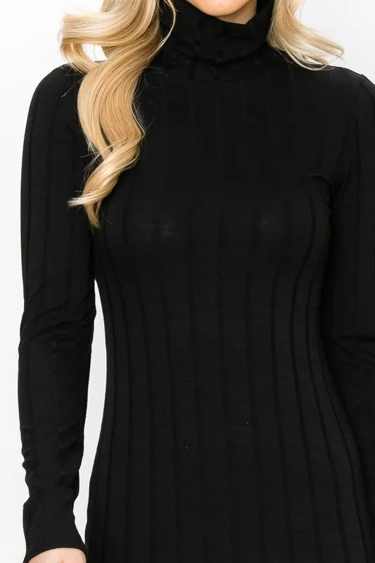 ANDI TURTLENECK BODYCON DRESS
