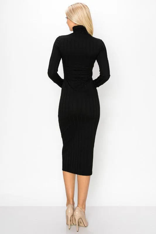 ANDI TURTLENECK BODYCON DRESS