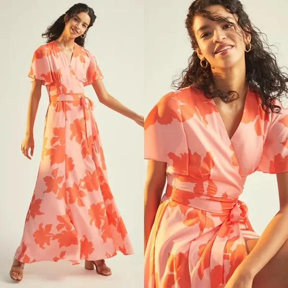 ANTHRO' HUTCH Reva Wrap Dress