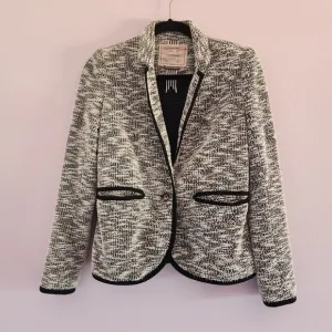 Anthropologie Cartonnier Cotton Blend Blazer Jacket Size 4