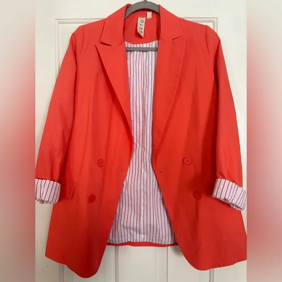 Anthropologie Dolan Linen blend blazer size small