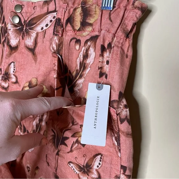 Anthropologie Jesse Printed Utility Shorts NEW