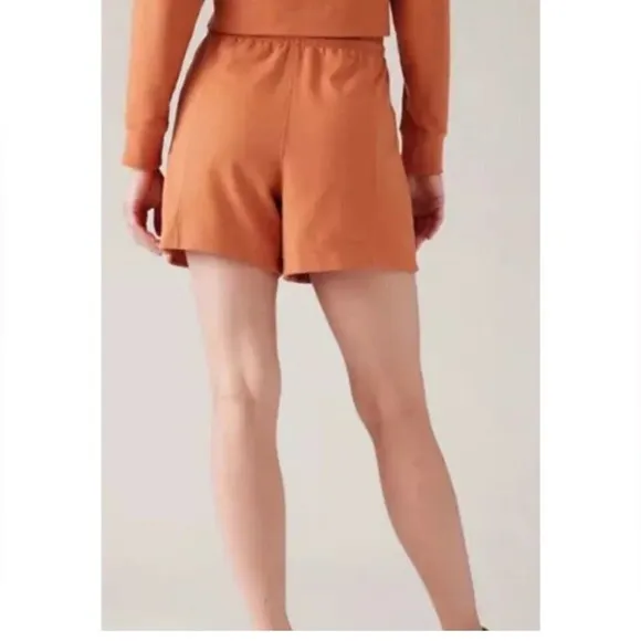 ATHLETA Women’s Retroterry Burnt Orange Plus Size Shorts Size 2X NEW