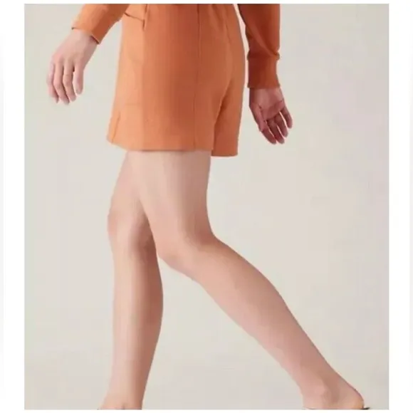 ATHLETA Women’s Retroterry Burnt Orange Plus Size Shorts Size 2X NEW