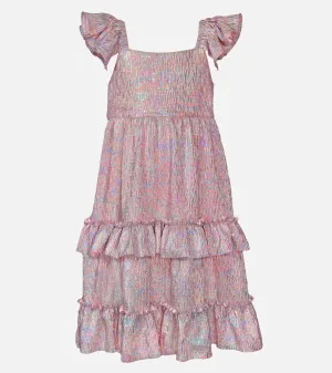 Ava Shimmer Midi Dress