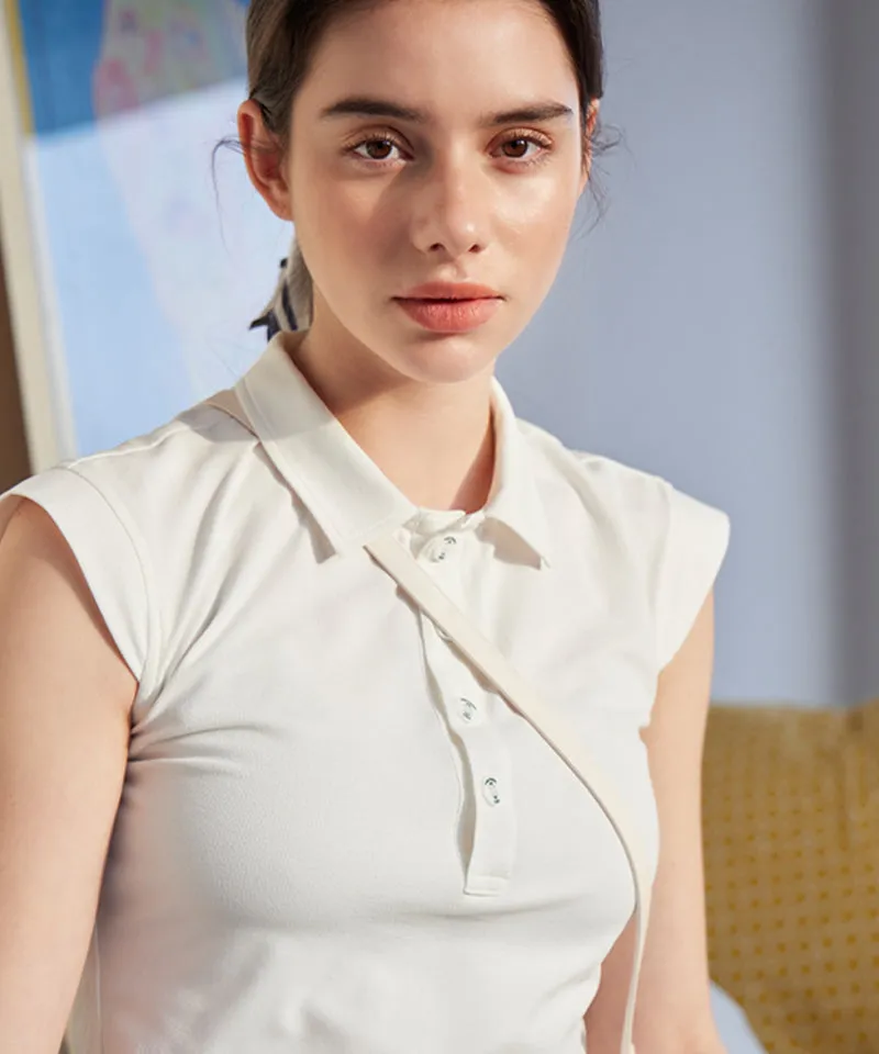 AVEN Slim Fit Sleeveless - White