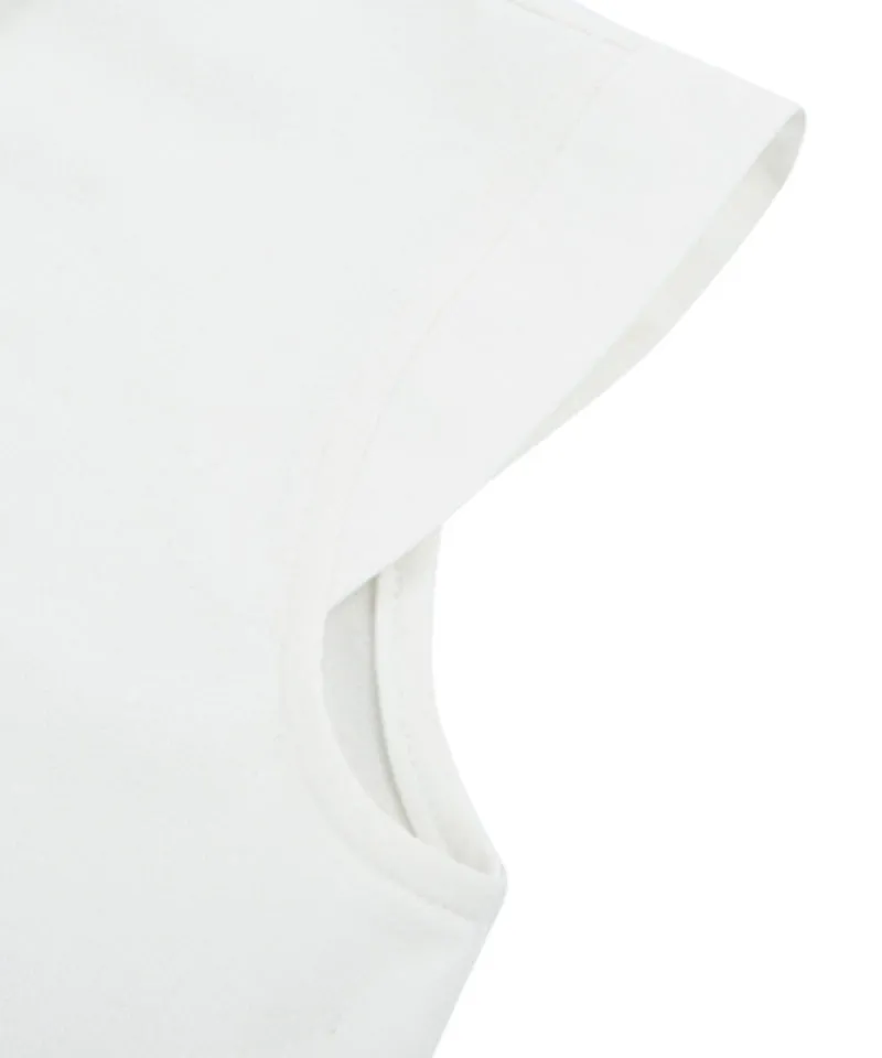 AVEN Slim Fit Sleeveless - White