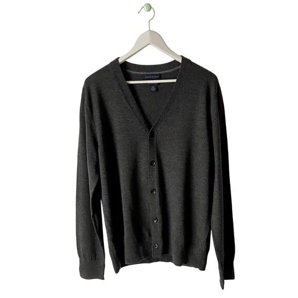 Banana Republic Gray Wool Cardigan Size Large