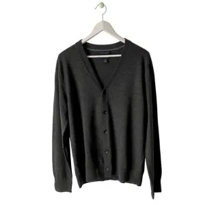 Banana Republic Gray Wool Cardigan Size Large
