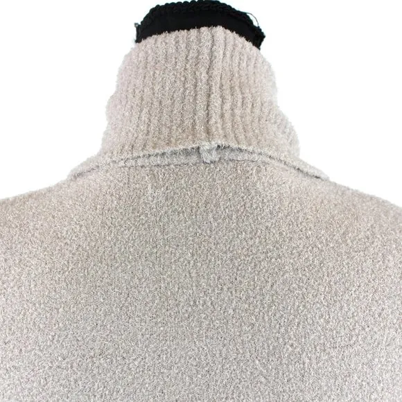 Barefoot Dreams Bamboo Chic Lite Circle Sweater Cardigan Taupe M Nylon Sweater