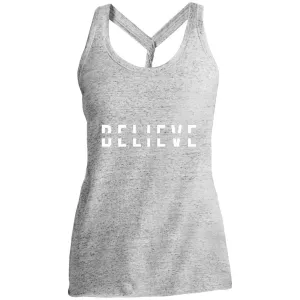 BELIEVE Ladies' Cosmic Twist Back Tank