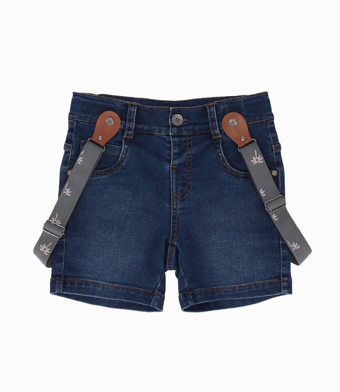 Bermuda niño con suspensores
