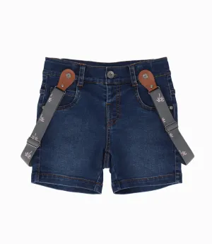 Bermuda niño con suspensores