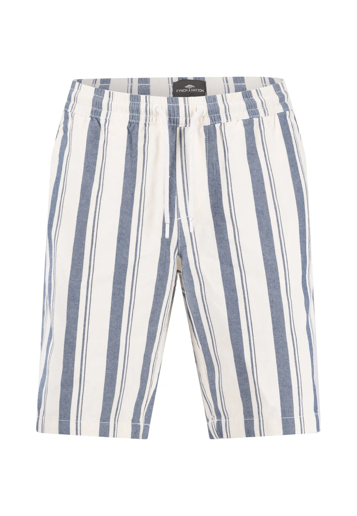 Bermuda Shorts aus Baumwolle mit Streifen
