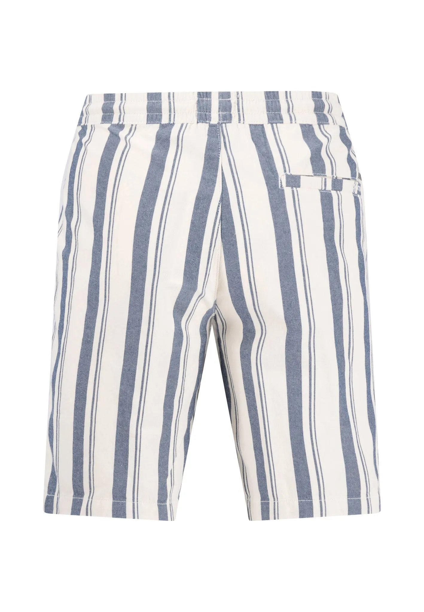 Bermuda Shorts aus Baumwolle mit Streifen
