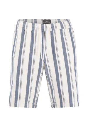 Bermuda Shorts aus Baumwolle mit Streifen