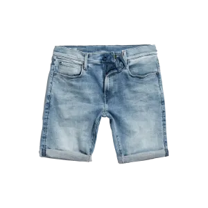 Bermudas Vaqueras 3301 Slim Light Vintage Indigo
