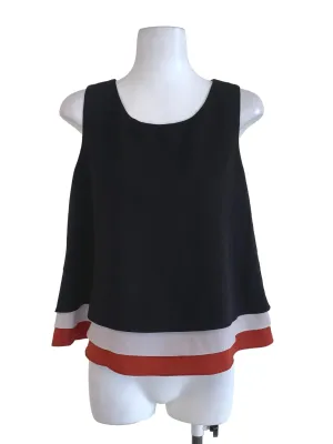 Black Plain Sleeveless Top