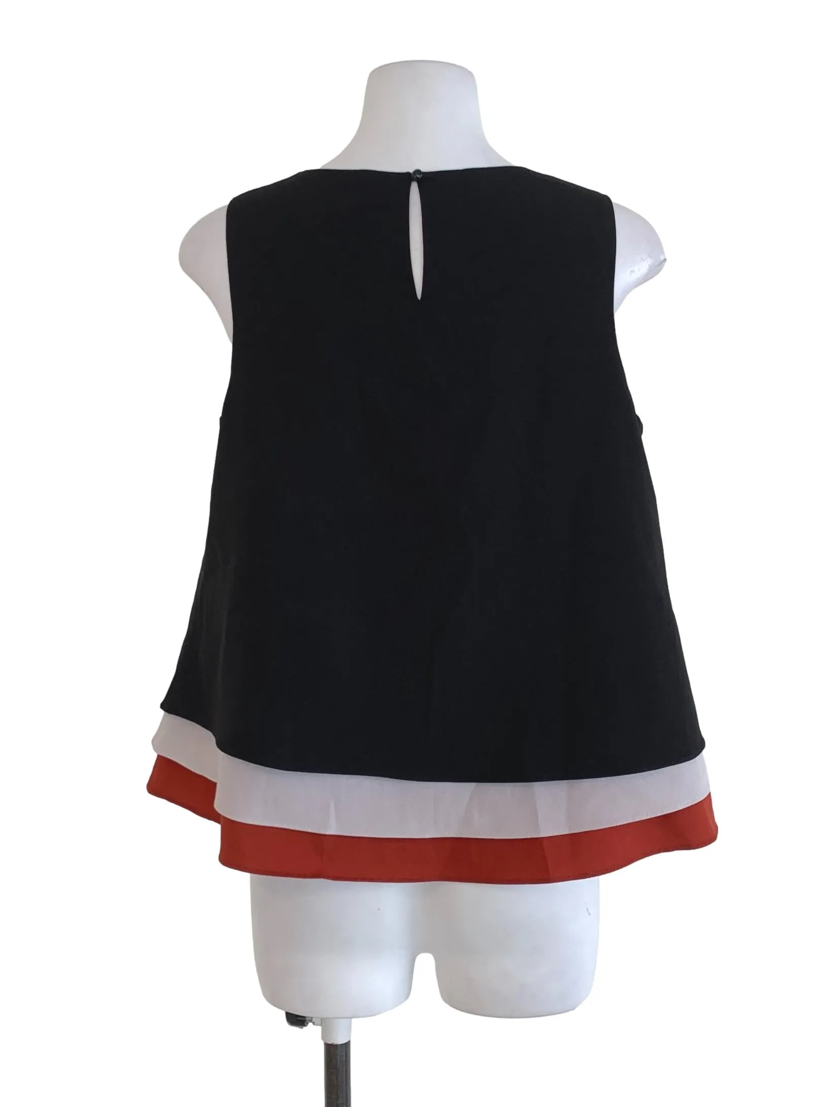 Black Plain Sleeveless Top