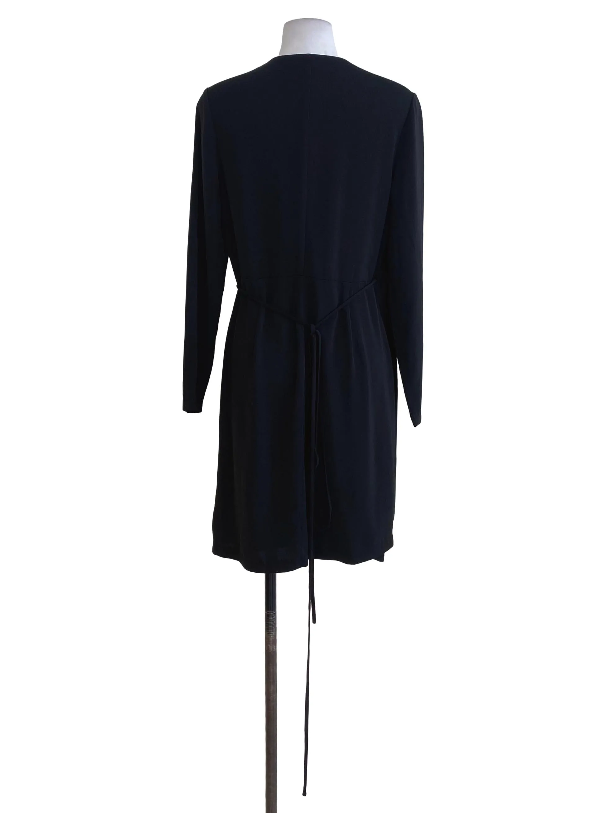 Black Wrap Dress