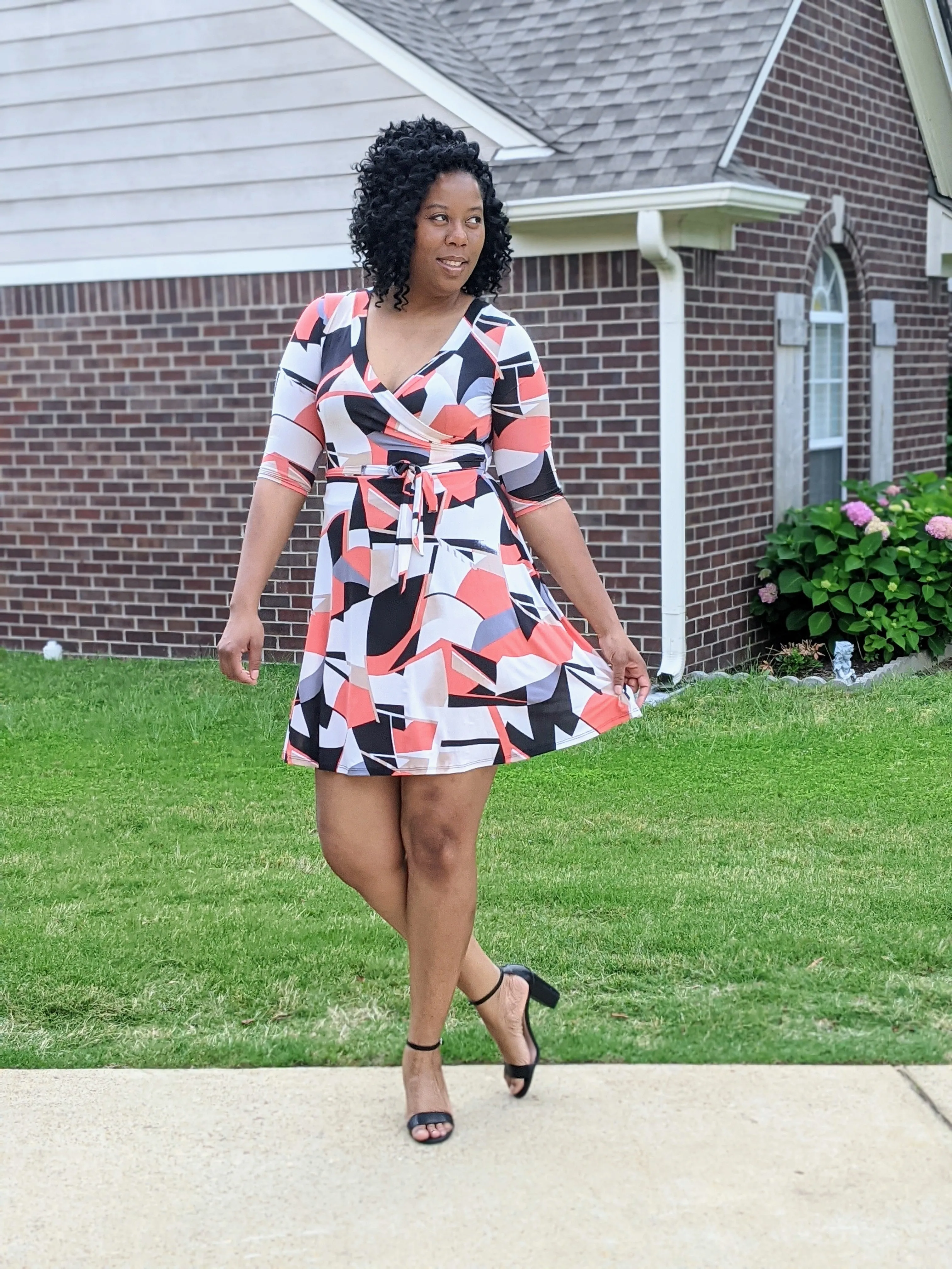 Black/Pink Dress