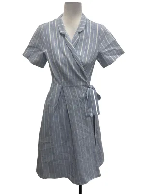 Blue Wrap Dress