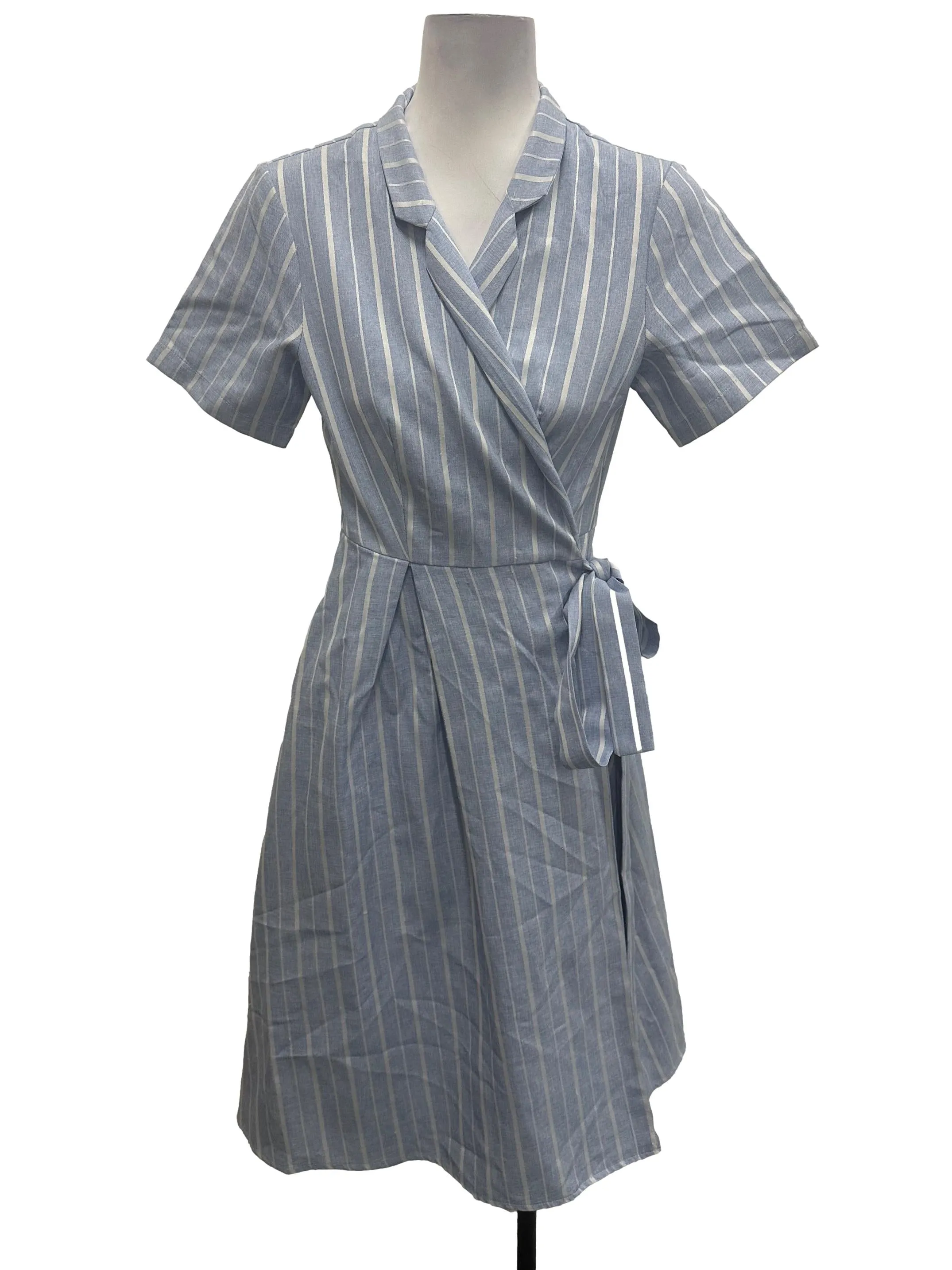 Blue Wrap Dress
