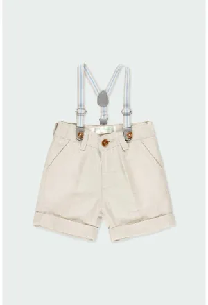 Boboli Bermuda Shorts with Detachable Braces