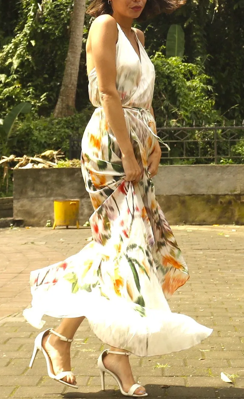 Bouquet Wrap Dress