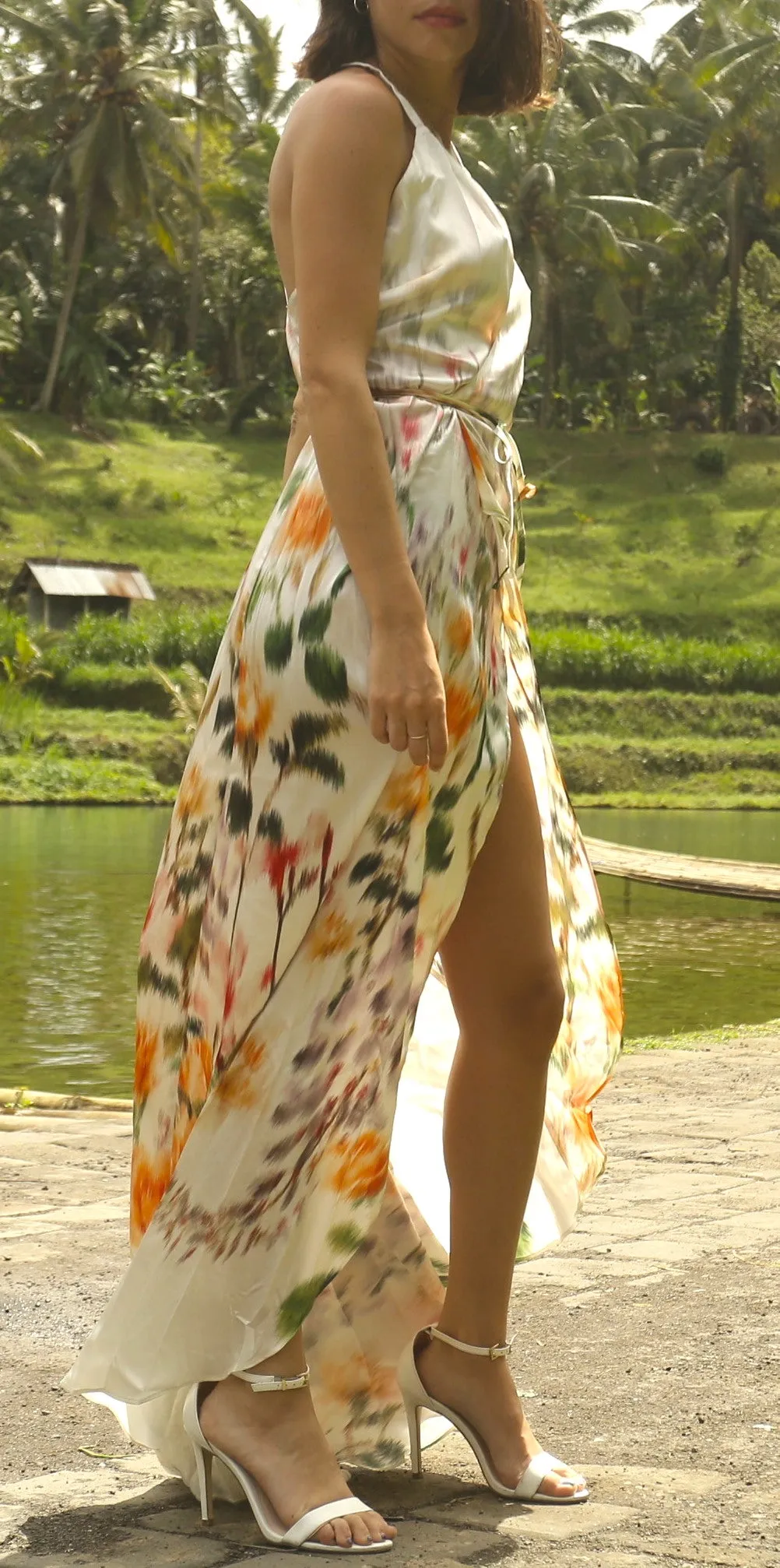 Bouquet Wrap Dress