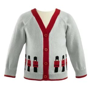 Boys Soldier Intarsia Cardigan