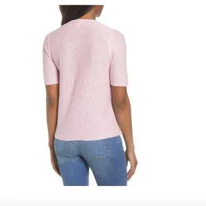 Brand new Women's Caslon Faux Wrap Sweater, Pale Pink, Sz XL! Retails $75 