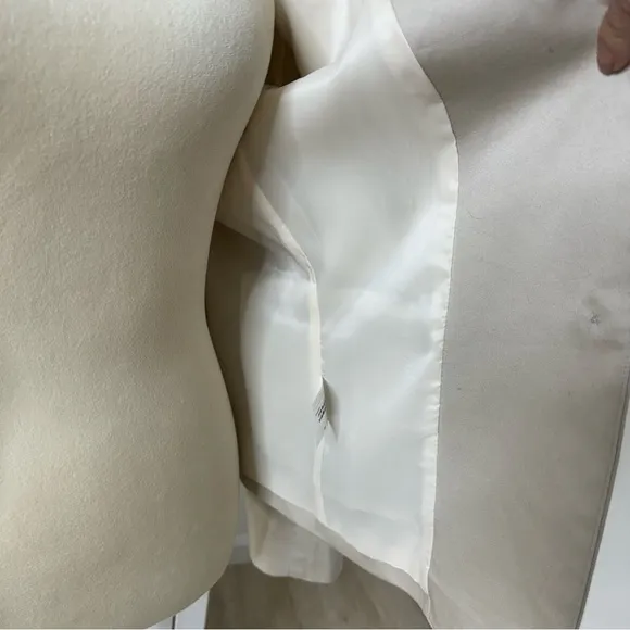 Brooks Brothers Cream Blazer Jacket Womens Size 12