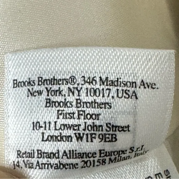 Brooks Brothers Cream Blazer Jacket Womens Size 12