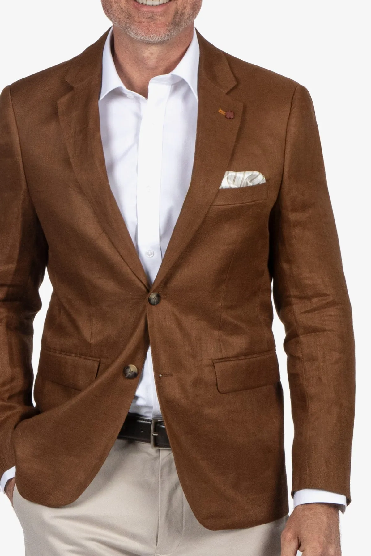 Brooksfield | Twill Linen Blazer