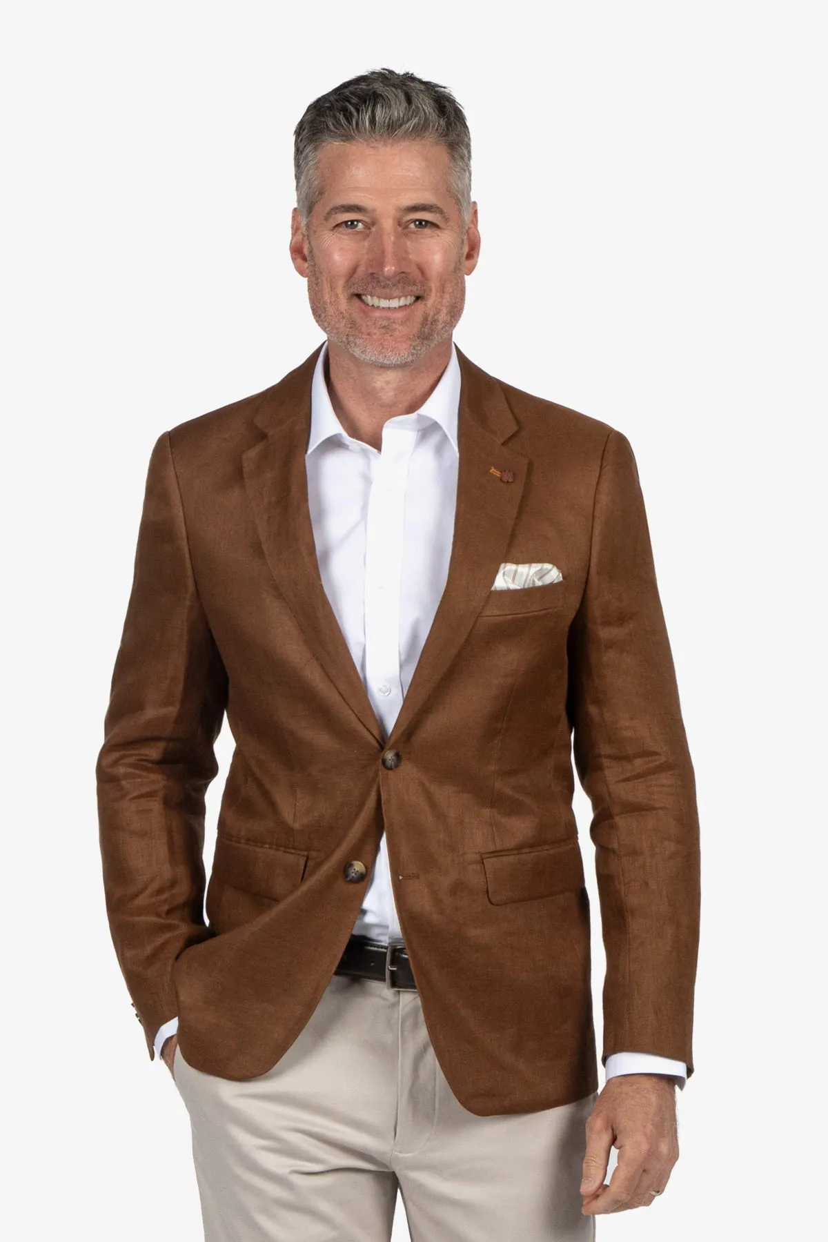 Brooksfield | Twill Linen Blazer
