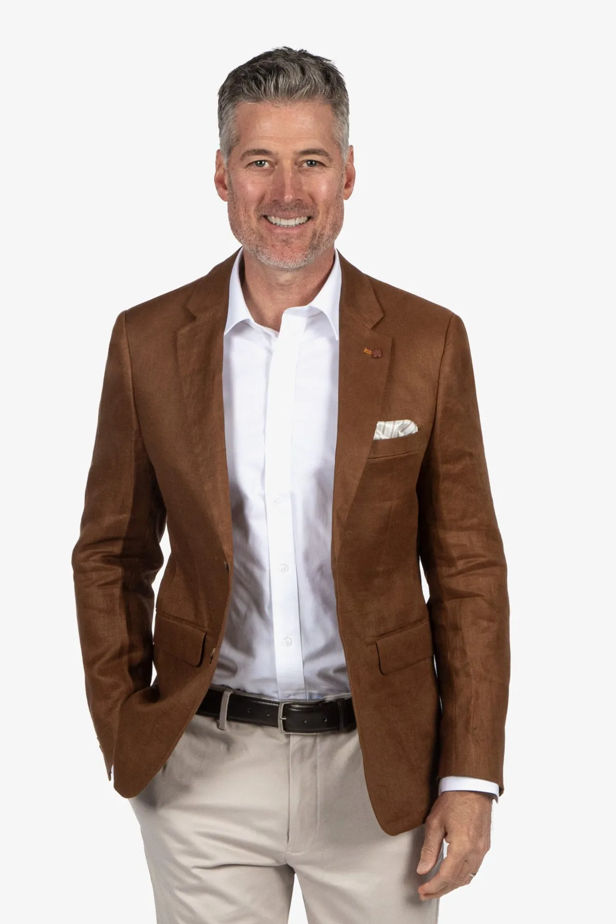 Brooksfield | Twill Linen Blazer