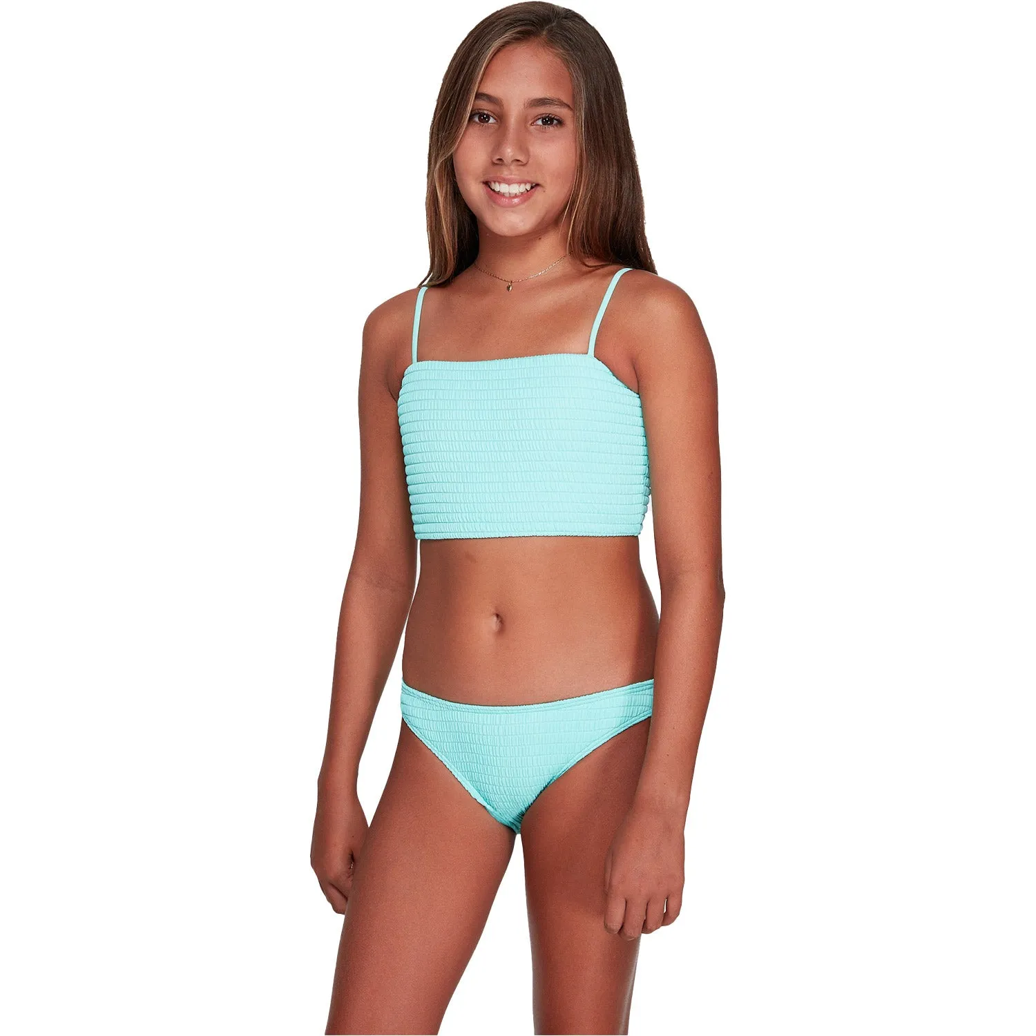 Bubbly Face Girls Bandeau Set