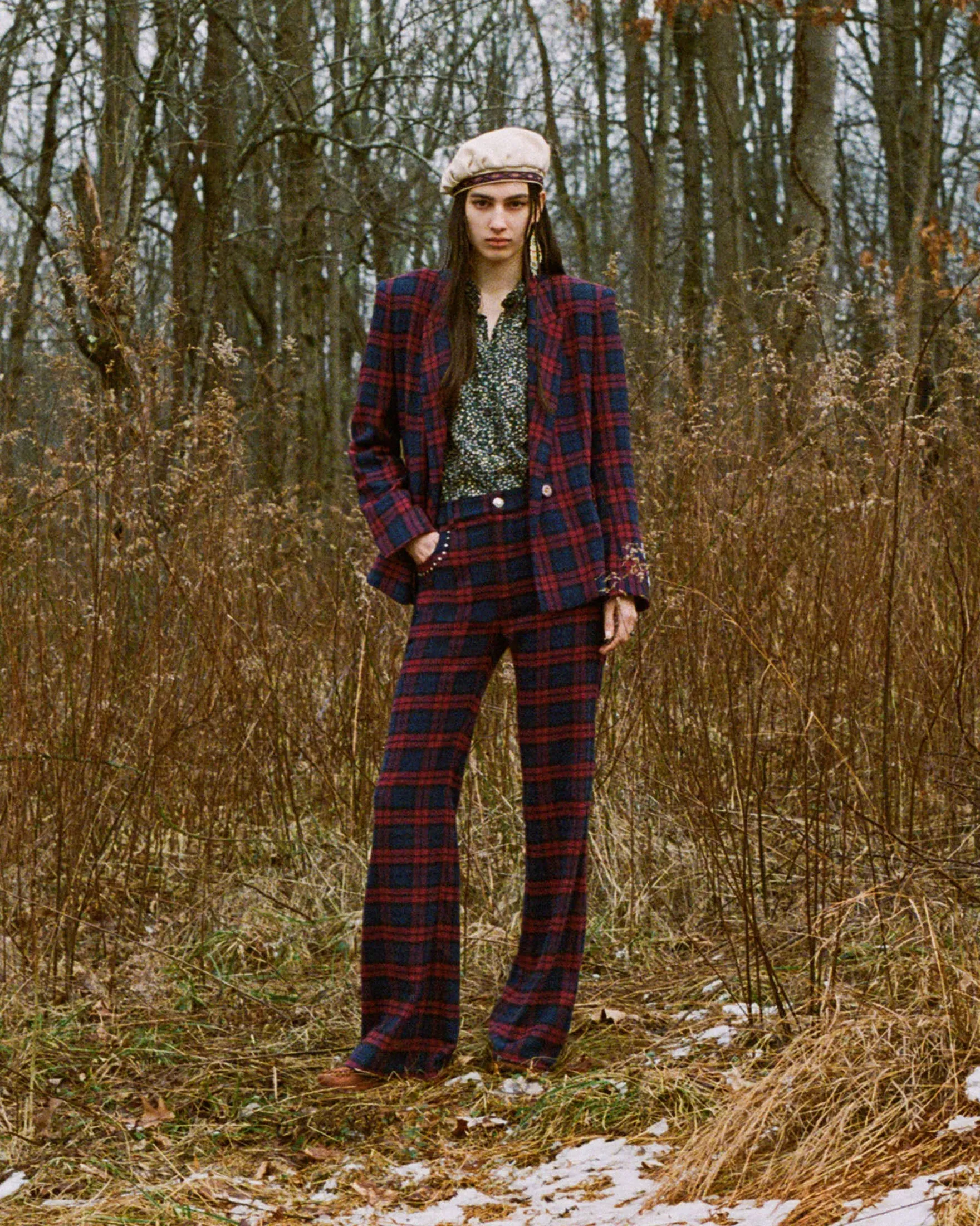 Bunny Berry Plaid Pant